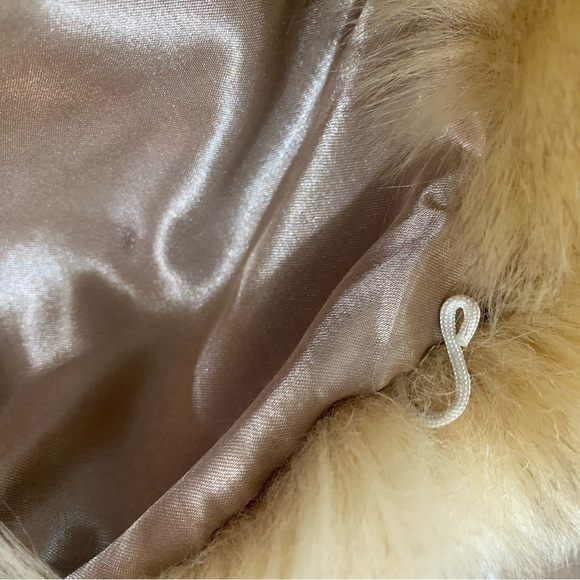 Vintage Faux Fur Lush Cosplay Winter Victorian Costume Short Cape One Size - Picture 8 of 12